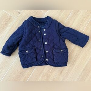 GAP Kids Navy Quilted Puffer Jacket